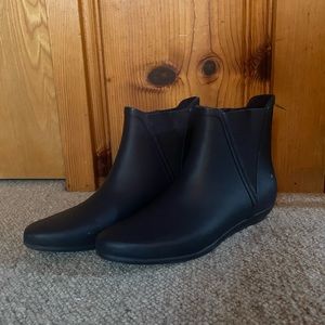 Loeffler Randall Navy Rain Boots